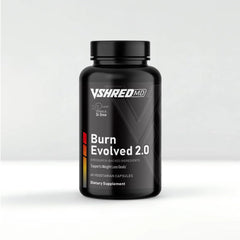 Bottle of Burn Evolved 2.0 by V Shred MD – Dr. Drew Approved metabolic health supplement, 60 capsules