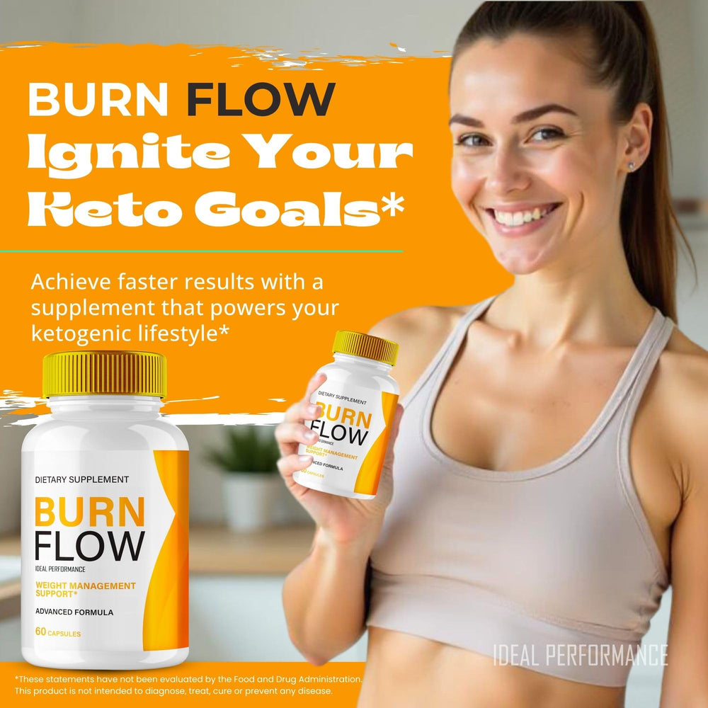 All Natural Keto Capsule for active lifestyle with Burn Flow