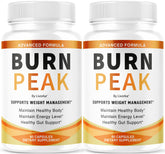 Burn Peak Capsules bottle front view – 2-Pack