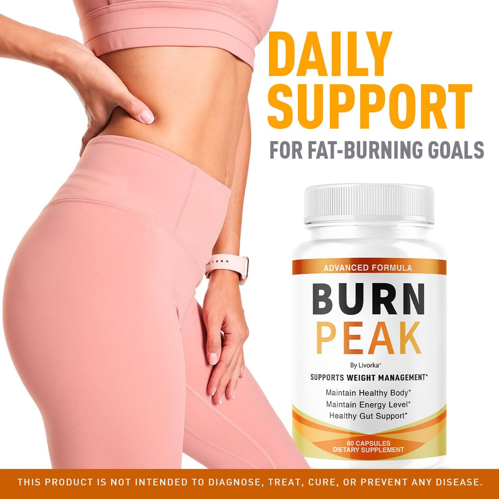 Burn Peak Capsules packaging and display – 2-pack