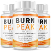 Burn Peak Capsules bottle front view