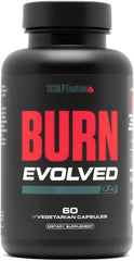 Hero image showing Sculpt Nation Burn thermogenic fat burner bottle
