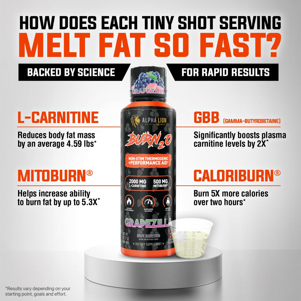 Burn2O Grapezilla flavor product image 1