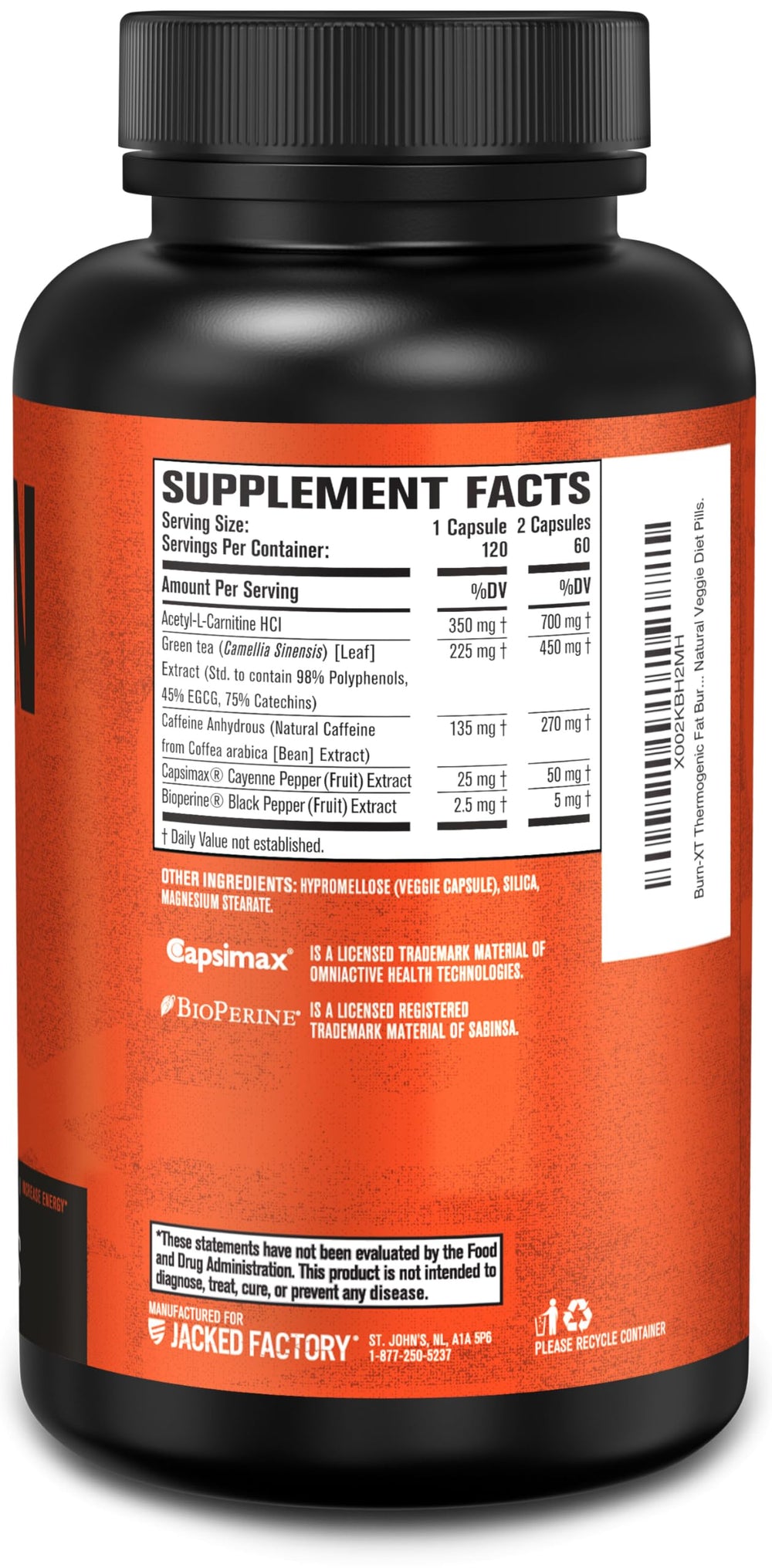 Lifestyle shot with Burn-XT and healthy diet plan