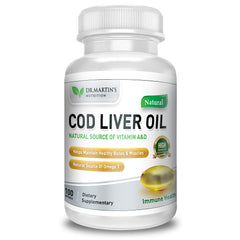 Bottle of Burpless Cod Liver Oil - 100 softgels