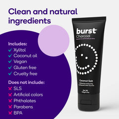 Ingredients: hydrated silica and charcoal powder