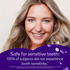 Dental professional designed whitening formula for sensitive teeth
