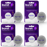 BURST Expanding Dental Floss Mint Eucalyptus packaging and 160 yards