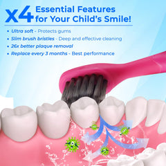 Compatible with Burst Kids electric toothbrush head