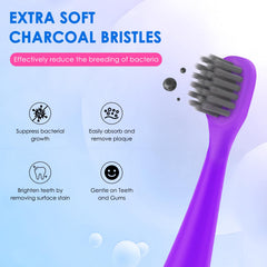 Purple Burst Kids toothbrush replacement head