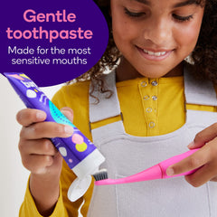 Gentle brushing with low RDA for sensitive mouths