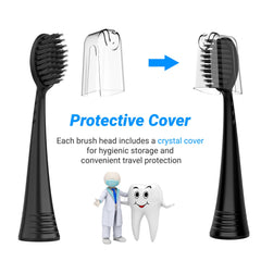 Charcoal bristles for deep cleaning with Burst toothbrush