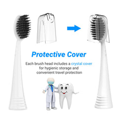 Tapered bristle design for deep cleaning between teeth