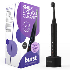 BURST Original Sonic Toothbrush for Adults in Black