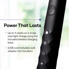 2-minute smart timer reminder on BURST toothbrush