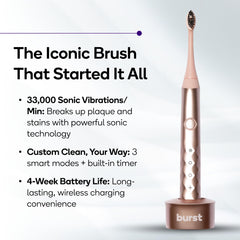 Interdental-cut ultra-soft PBT bristles on brush head