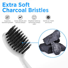 Tapered bristles for deep between-teeth cleaning