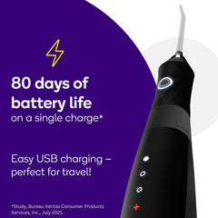 3-mode Burst Water Flosser in Rose Gold display