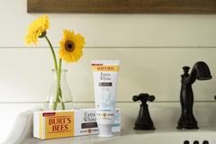 No artificial flavors, sweeteners, colors, gluten in Burt's Bees toothpaste