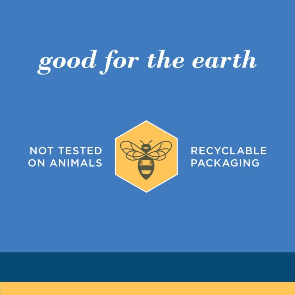 Natural peppermint flavor label on Burt's Bees toothpaste