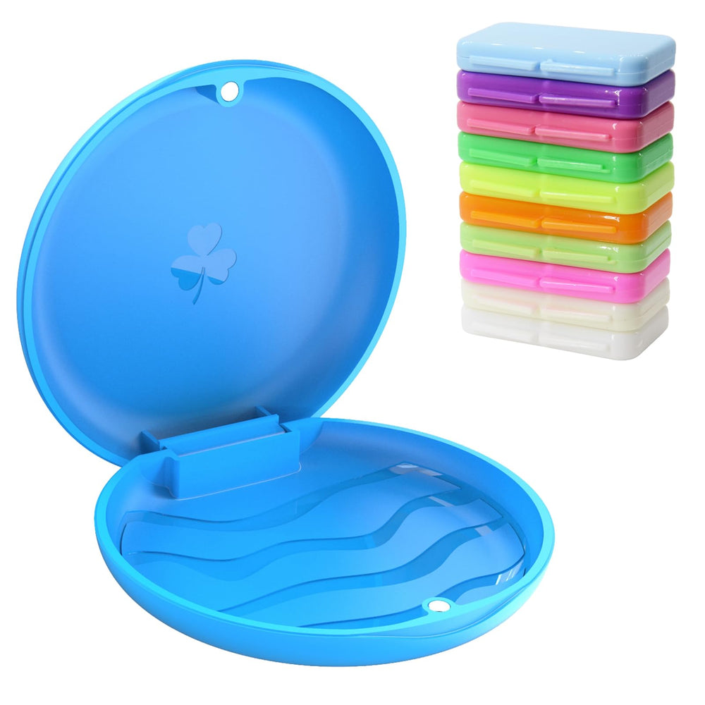 BVN 2-piece retainer case open showing compartments