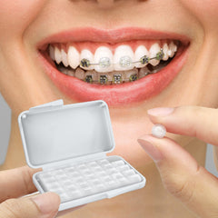 Applying BVN Braces Wax to braces
