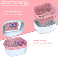 Non-perforated compartment for oral care appliances in BVN case