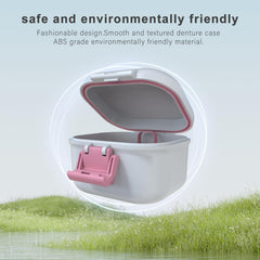 Minimalist, designer BVN denture case with clean design