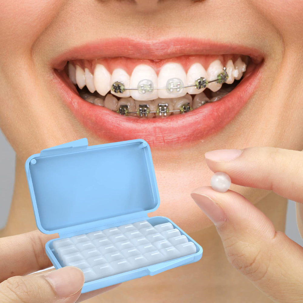 Relief of irritation from oral appliance wax on gums