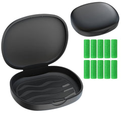 BVN 2Pcs Retainer Case with 10 Aligner Chewies - open case
