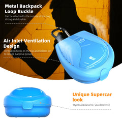 Travel-friendly BVN denture and mouthguard case in pocket size