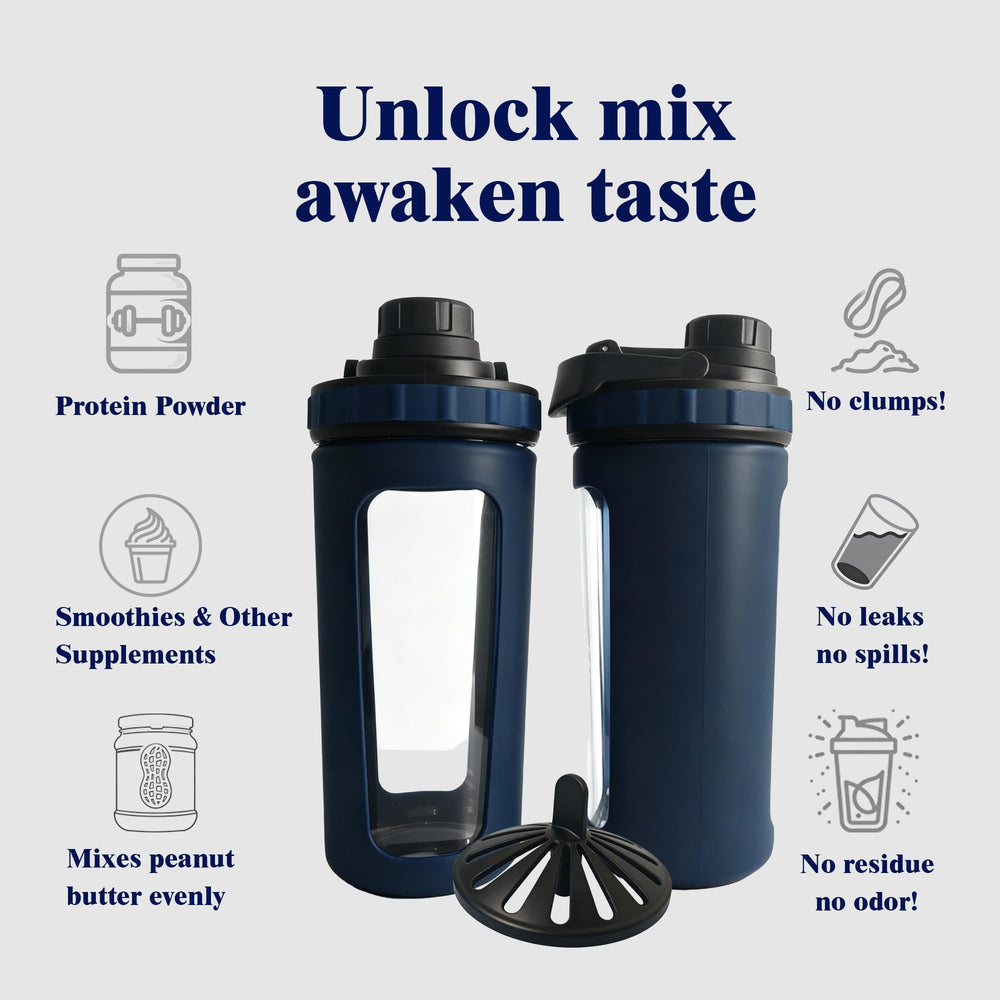 BYLWORKOUT borosilicate glass stands up to hot and cold beverages