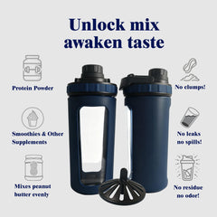 BYLWORKOUT borosilicate glass stands up to hot and cold beverages