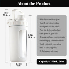 BYLWORKOUT leak-proof lid keeps shakes contained in gym bag