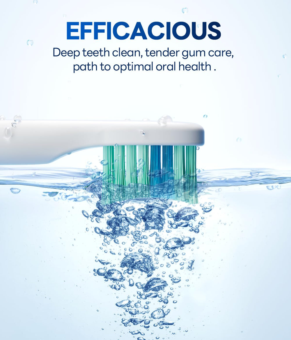 IPX7 waterproof Bymore toothbrush with USB-C charging