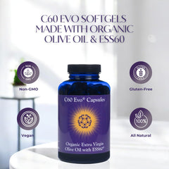 Energy and immune-support benefits of C60 Evo Olive Oil Softgel Capsules