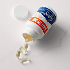 Graphic showing coconut-origin pure C8 MCT oil