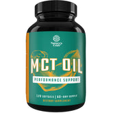 C8 MCT oil softgels bottle with 120 count label
