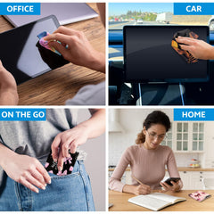 Multi-purpose cleaning cloths for phones, tablets, watches, and camera lenses