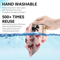 Soft reusable microfiber cloths ideal for cameras and lenses