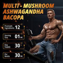 Brain health benefits of Cadane 12in1 mushroom drops