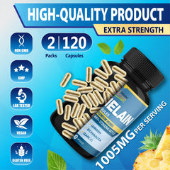 Lifestyle image showing daily use of Organic Cadane Bromelain