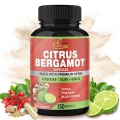 Cadane Citrus Bergamot Capsule bottle with 150 capsules