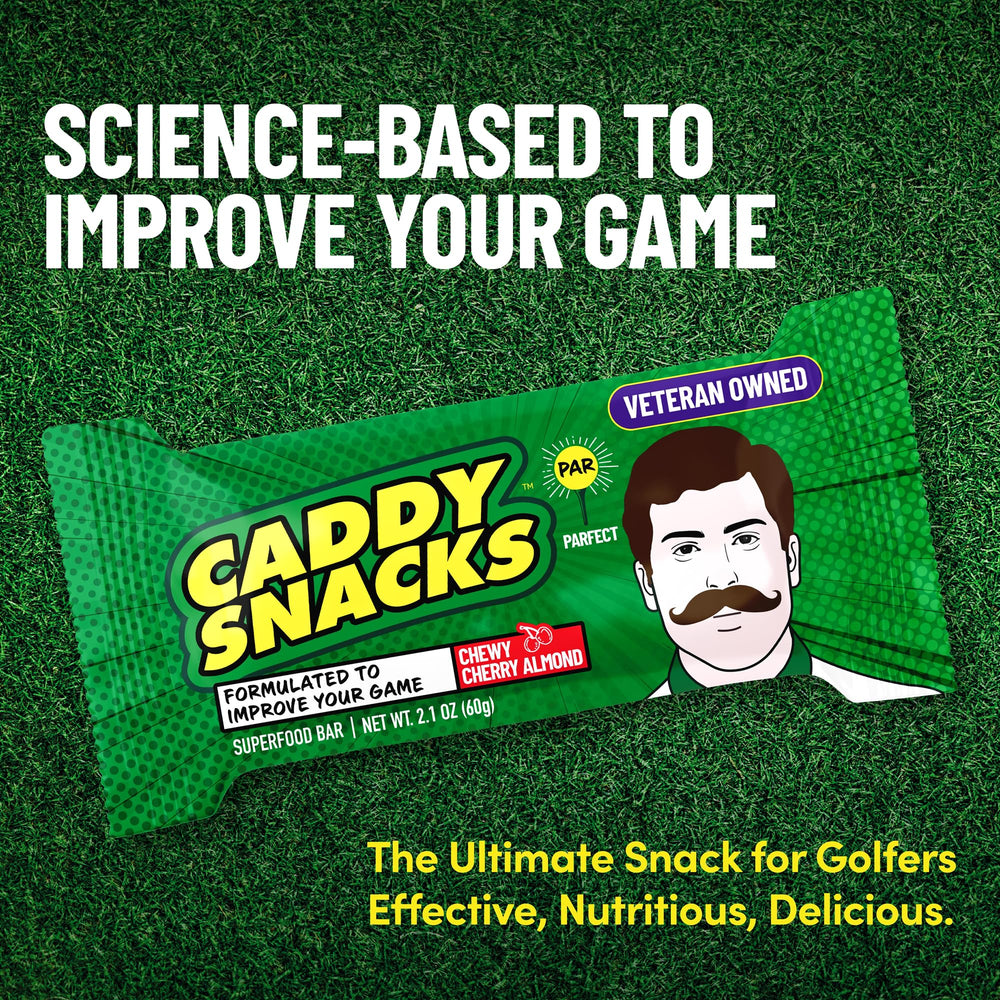 On-the-go golf snack 2.1 oz bar in hand