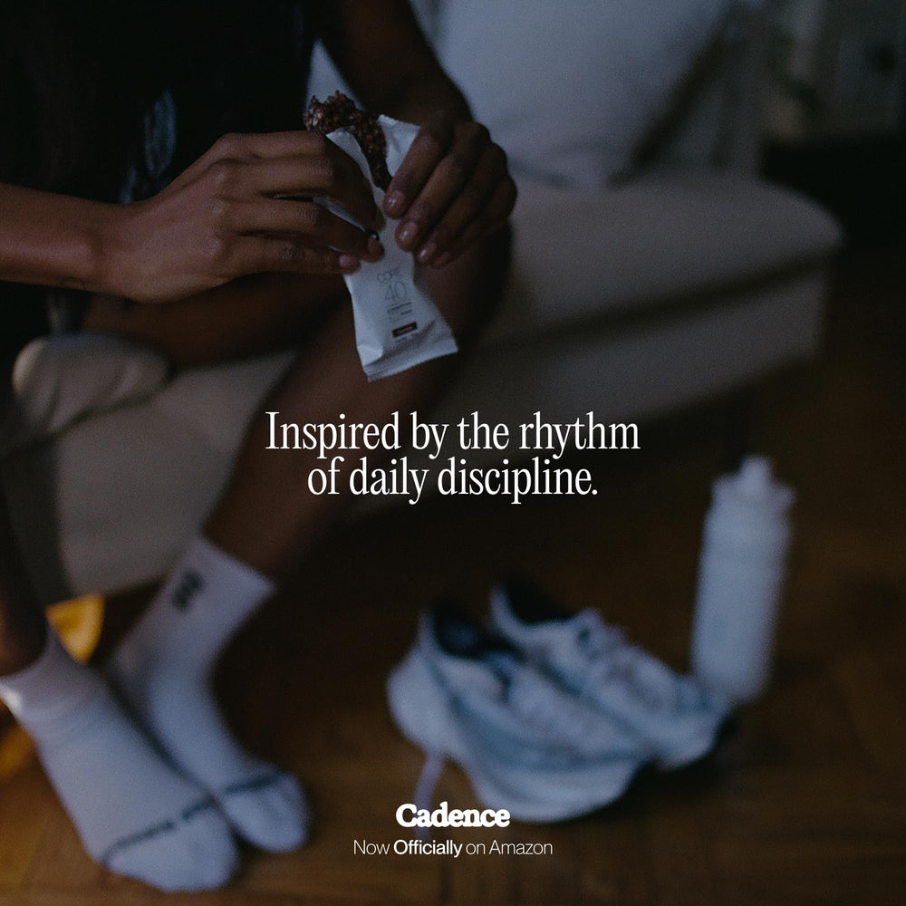 Cadence branding for athlete energy snack