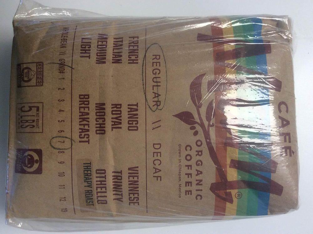 Cafe Mam enema coffee ground bag ready for precise drip-ground detox brewing.
