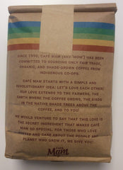 Cafe Mam fair-trade Chiapas beans support indigenous communities.