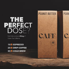 CAFF energy bites provide 65 mg caffeine per bite for a customizable boost.