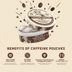 Caffeine Break Coffee Break energy boost image emphasizes jitter-free sustainment.