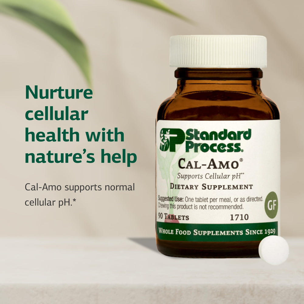 Cal-Amo supplement highlighting calcium and chloride for lung health
